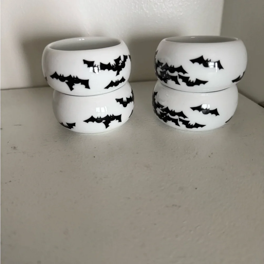 Halloween‎ Set of 4 Bat Tea Light Holders